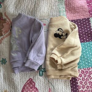 GAP& Zara Minnie Mouse sweatshirt bundle